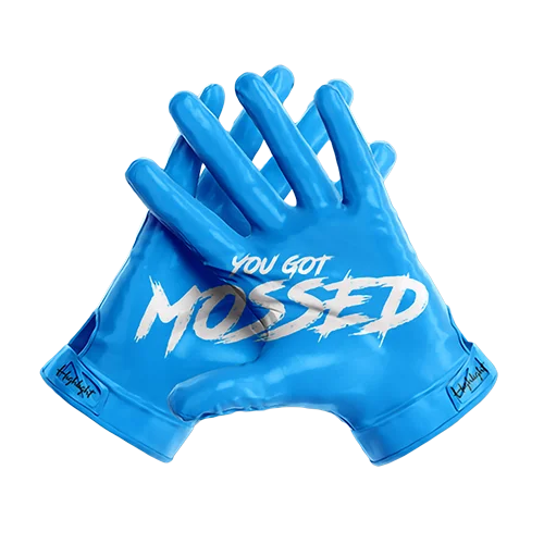 G.O.A.T. - "You Got Mossed"; Silhouette/ Ultra Grip Football Gloves